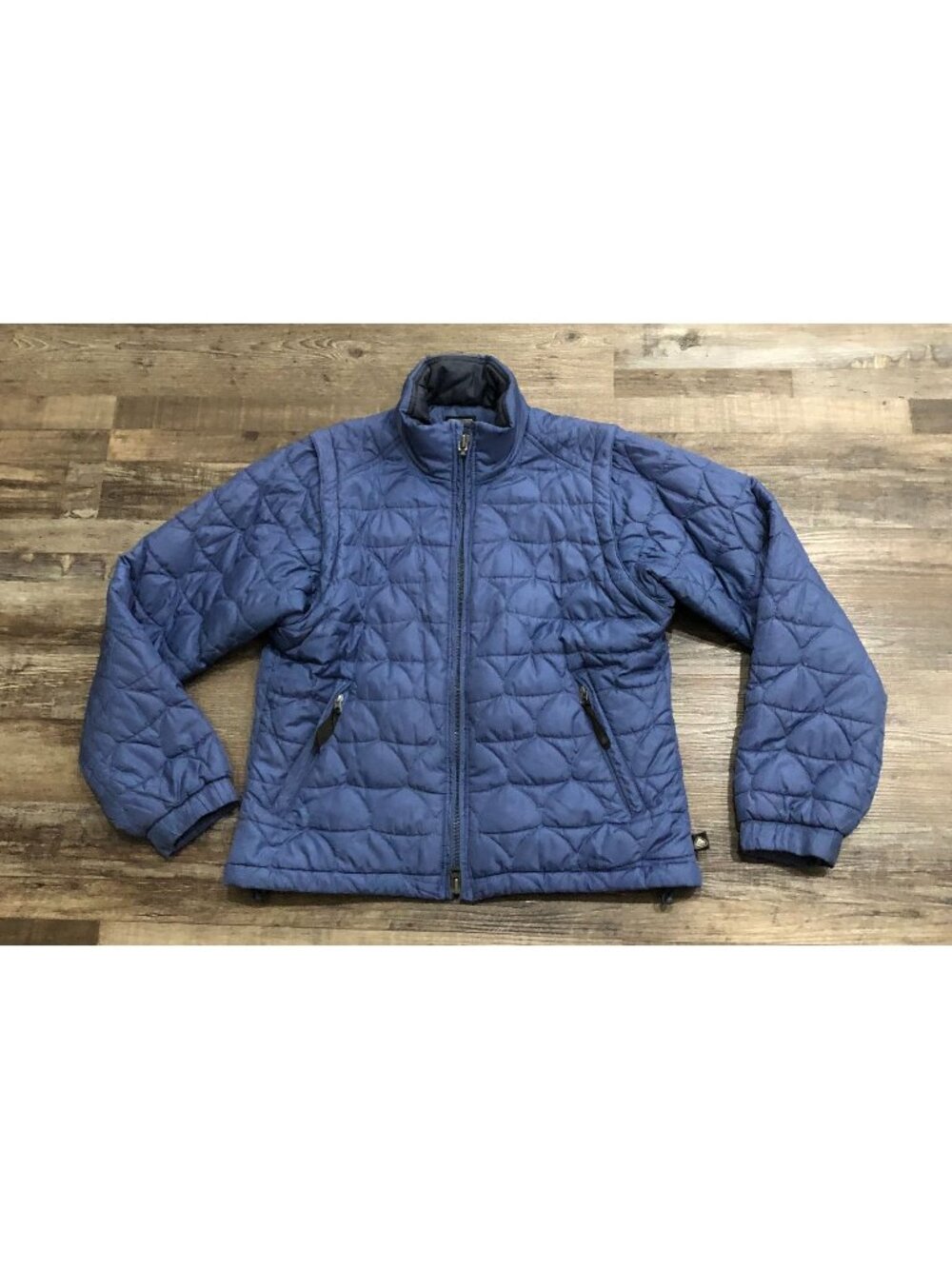 Nike ACG Womens Medium Blue Full Zip Quilted Jacket All Conditions Gear